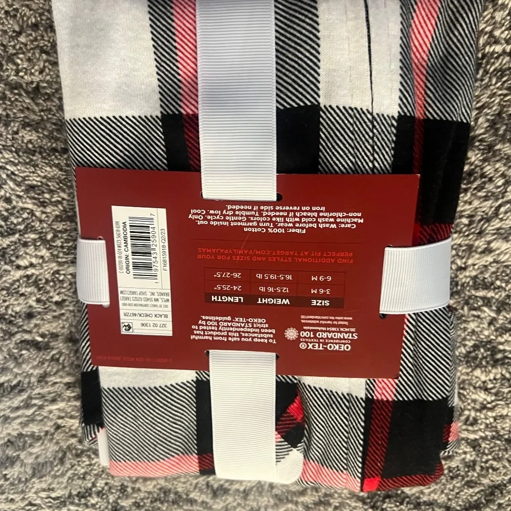Christmas holiday plaid one piece pajama sleeper